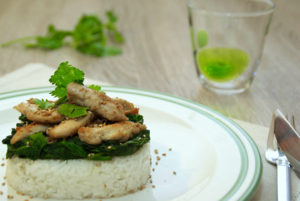 Sauté Poulet Épinards Chicken Stir Fry Spinach