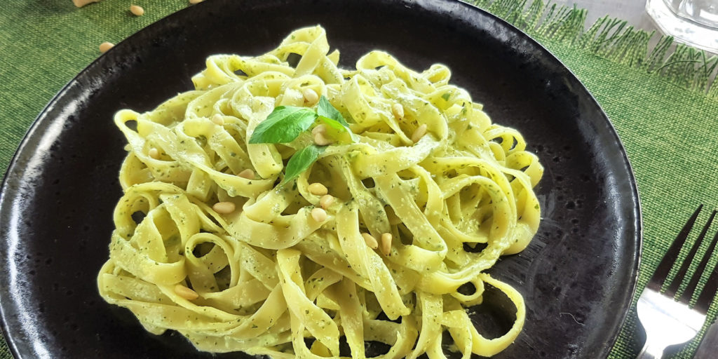 Fettuccine Pesto Pesto Fettucine