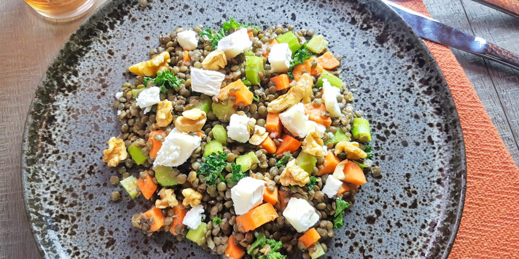 Salade Lentilles Chèvre Lentil Goat Salad