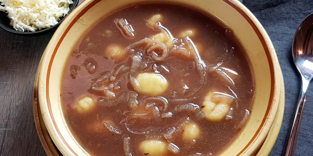 Soupe Oignons Gnocchis Onion Gnocchi Soup