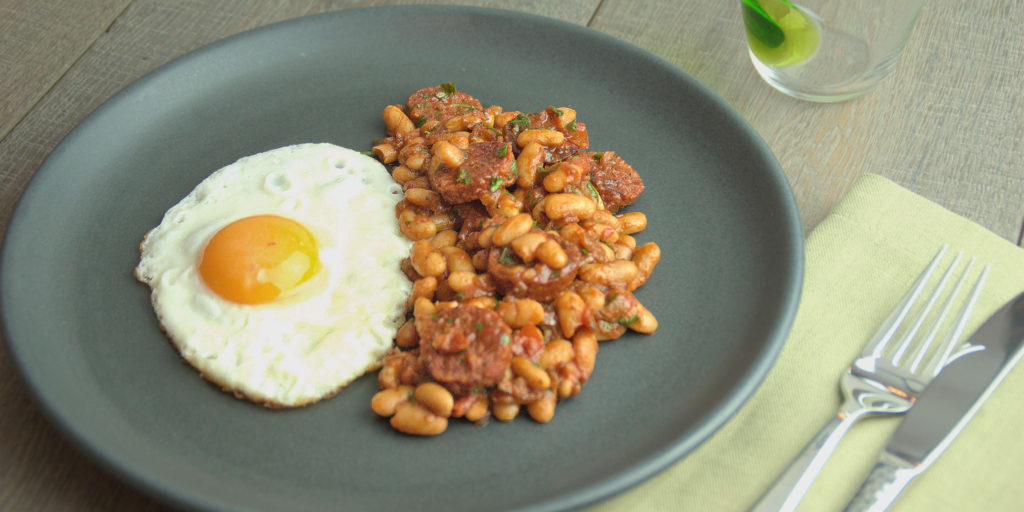 Ragoût Haricots Blancs Chorizo Bean Chorizo