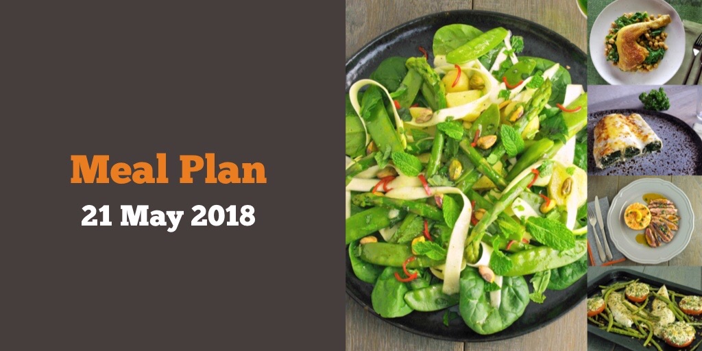 Meal Plan 21st May 2018