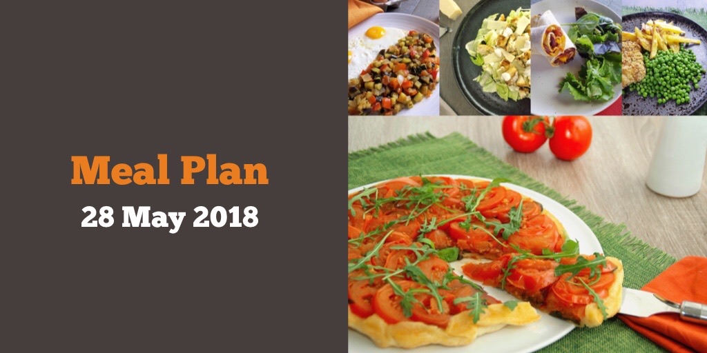 Meal plan 28 May 2018