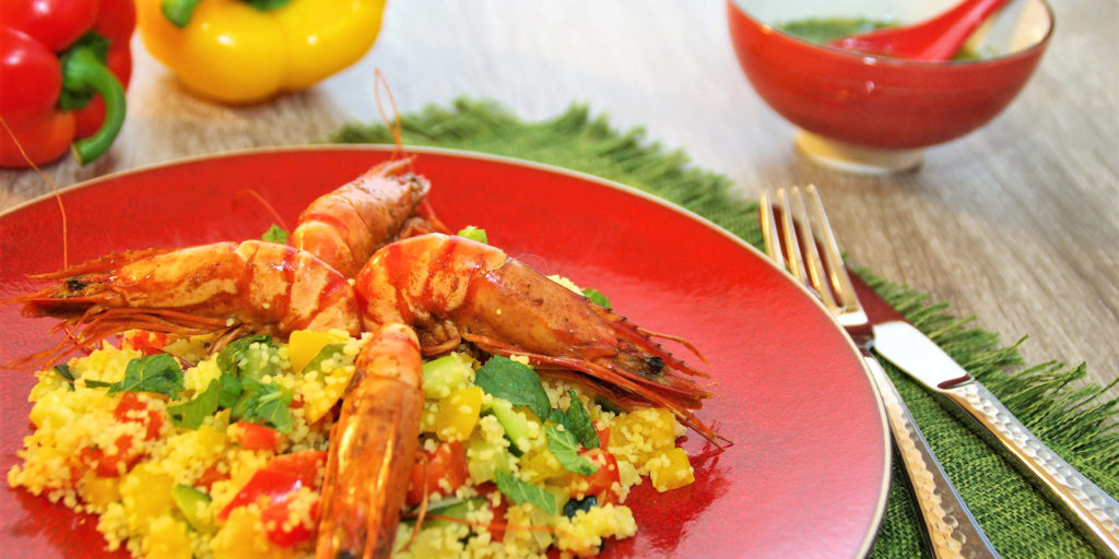 Salade Crevettes Marocaine Moroccan Prawn Salad