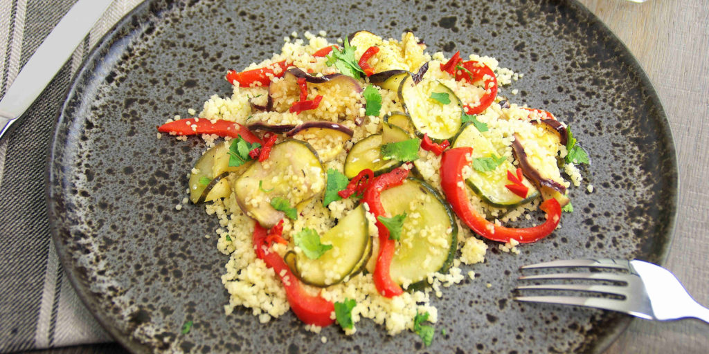 Salad Couscous Légumes Grillés Couscous Salad Grilled Vegetables