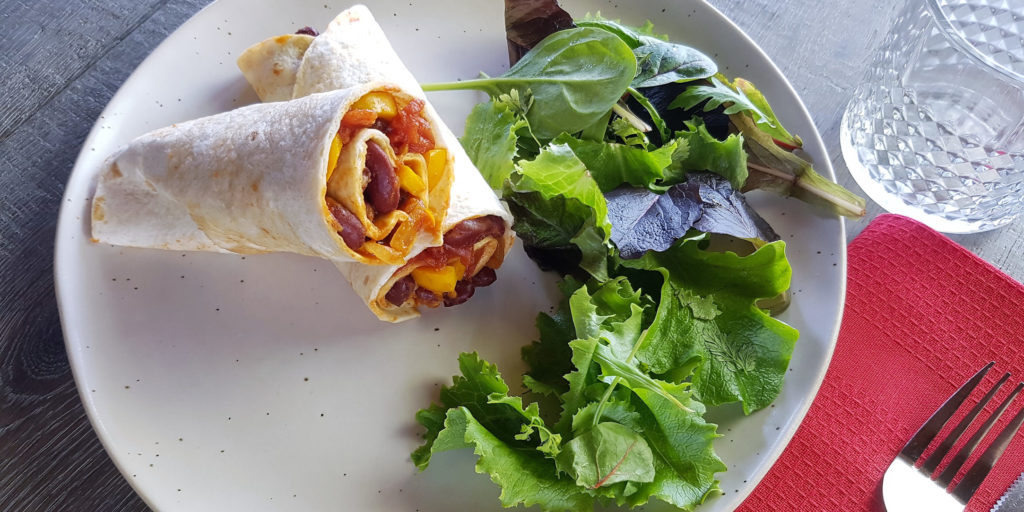 Wrap Mexicain Poivrons Haricots Rouges Pepper And Red Bean Mexican Wrap