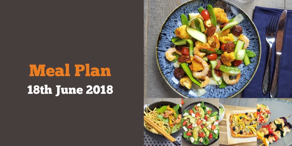 Meal Plan 18th June 2018