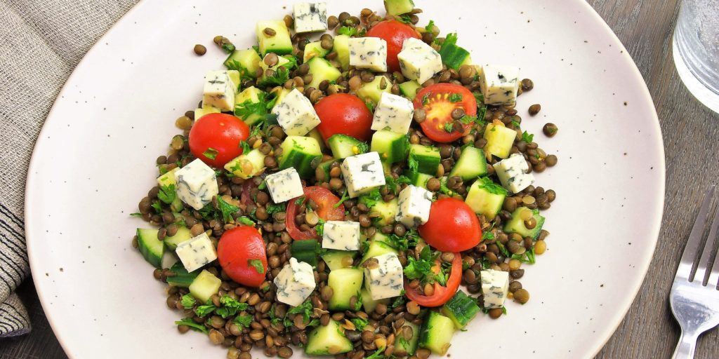 Salade Lentilles Auvergnate Auvergne Lentil Salad