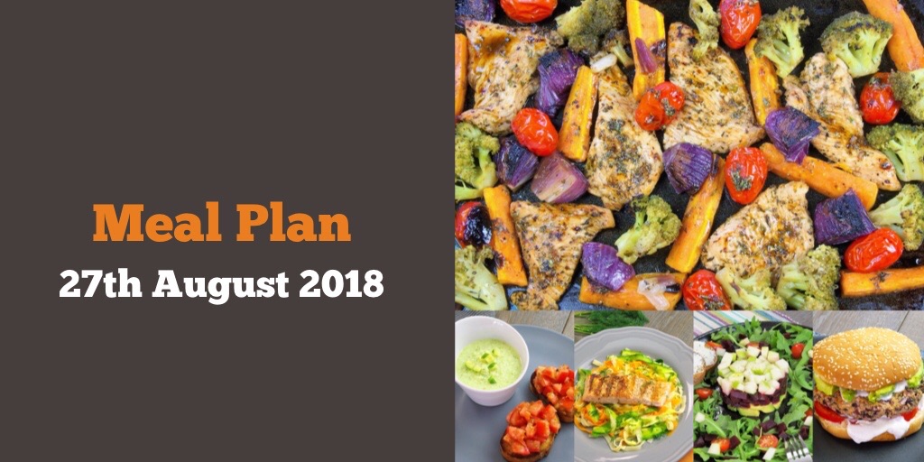 Meal Plan 27th August 2018