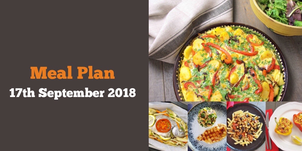 Meal Plan 17th September 2018