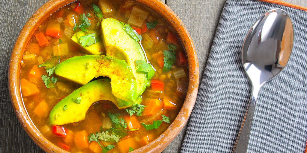 Soupe Lentilles Mexicaine Mexican Lentil Soup