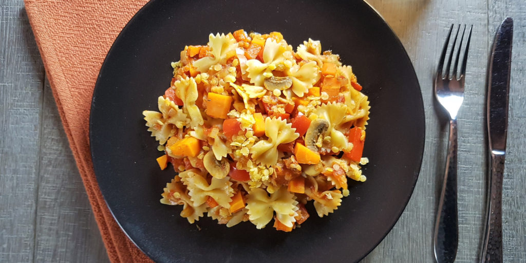 Farfalles Lentilles Rouges Farfalles Red Lentils