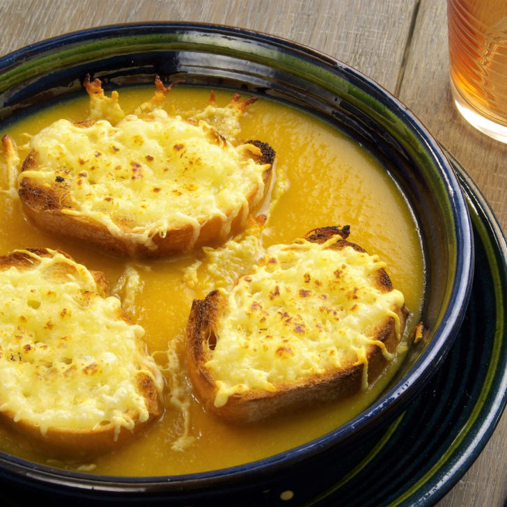 Soupe Courge Gratinée Pumpkin Soup