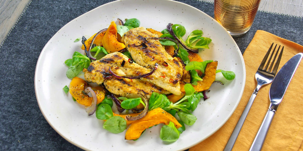 Poulet Paillard Courge Butternut Butterfly Chicken Butternut Squash