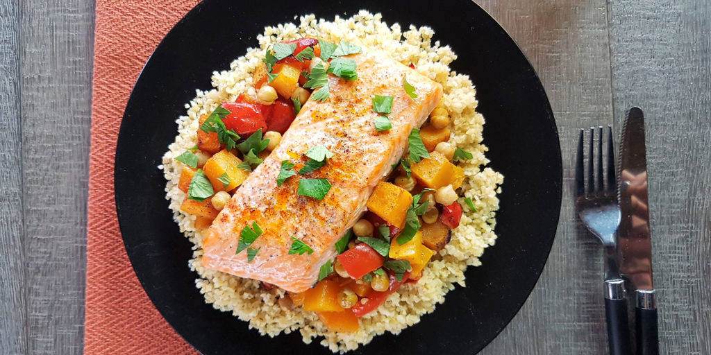 Saumon Butternut Boulgour Salmon Butternut Bulgur