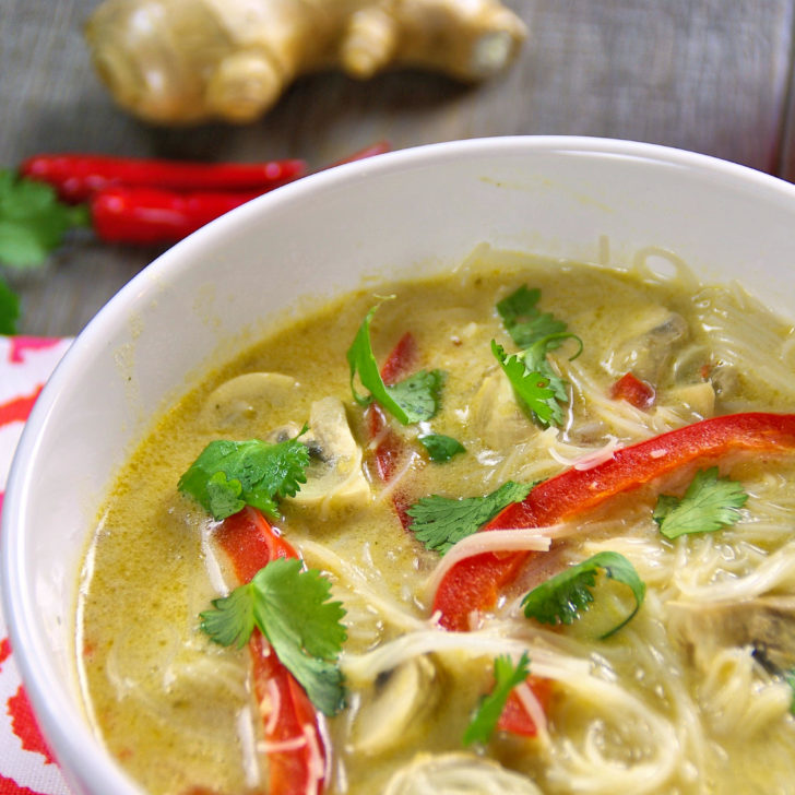 Soupe Légumes Curry Thai Thai Vegetable Soup