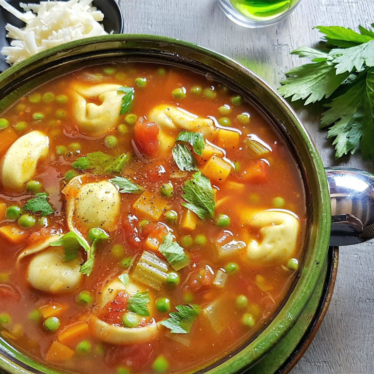 Soupe Légumes Tortellini Tortellini Vegetable Soup