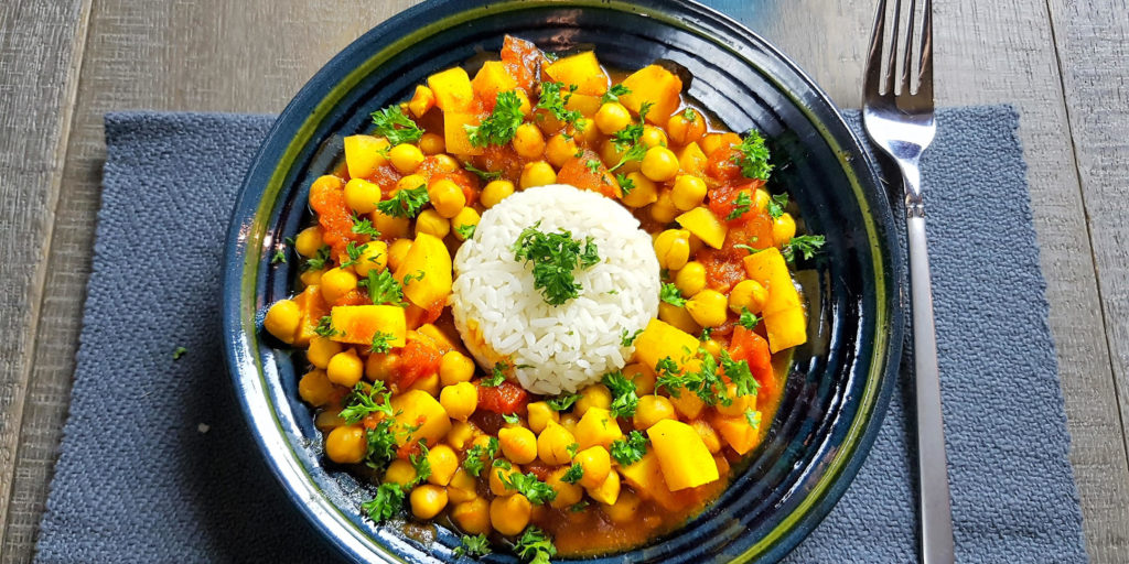 Curry Pois Chiches Pomme Terre Chickpea Potato Curry