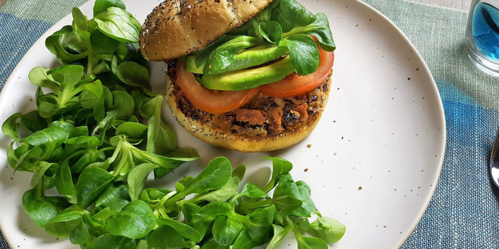 Hamburger De Haricots Rouges Red Beens Burger Hamburger De Haricots Rouges Red Beens Burger