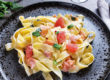 Tagliatelles Saumon Pamplemousse Rose Salmon Pink Grapefruit Tagliatelle